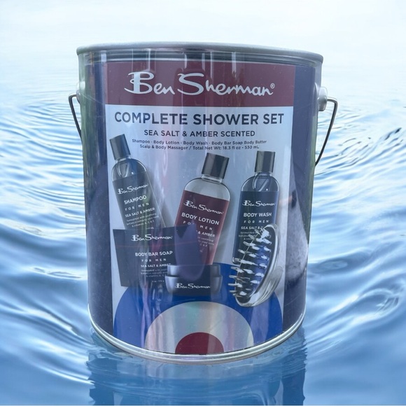 Mens Ben Sherman Sea Salt & Amber Complete Shower Gift Set - Picture 4 of 4